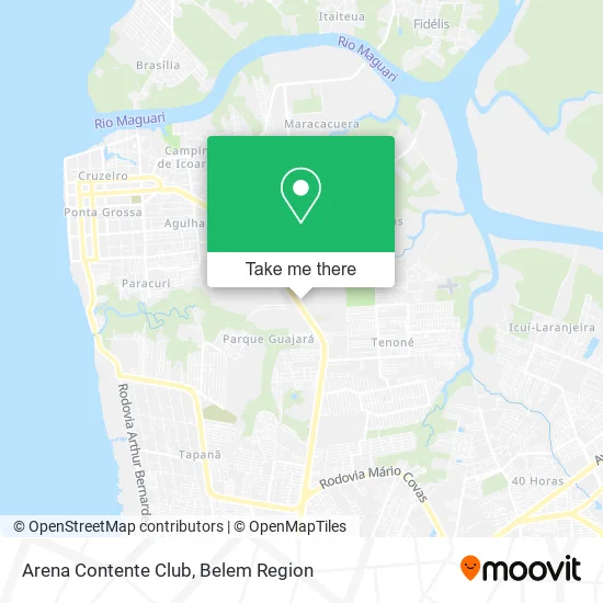 Arena Contente Club map