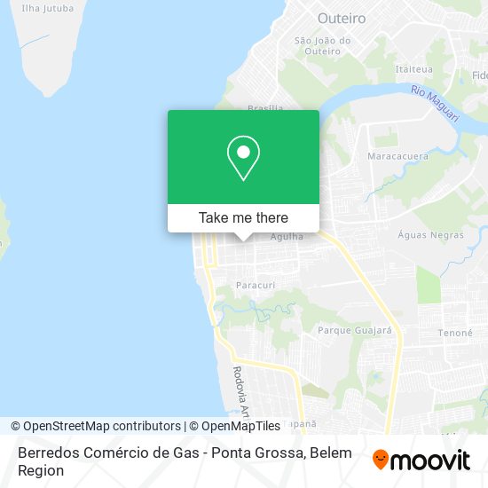 Berredos Comércio de Gas - Ponta Grossa map