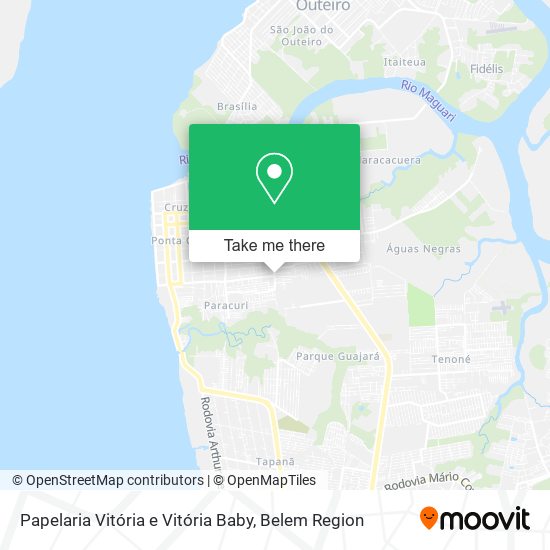 Papelaria Vitória e Vitória Baby map