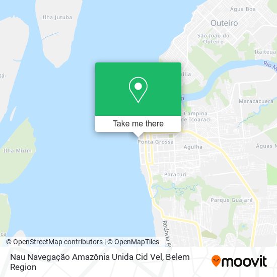 Nau Navegação Amazônia Unida Cid Vel map
