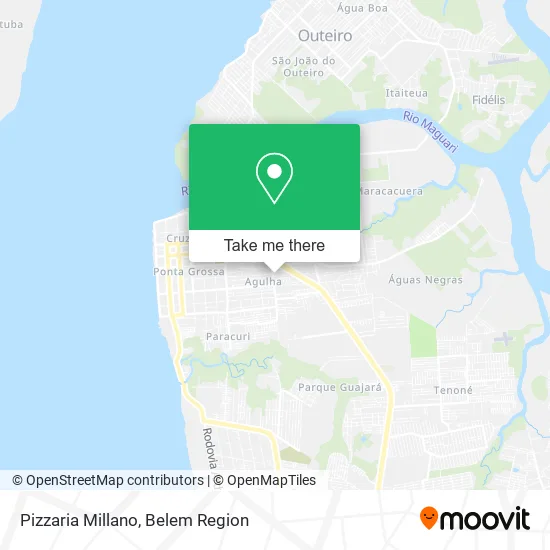 Pizzaria Millano map