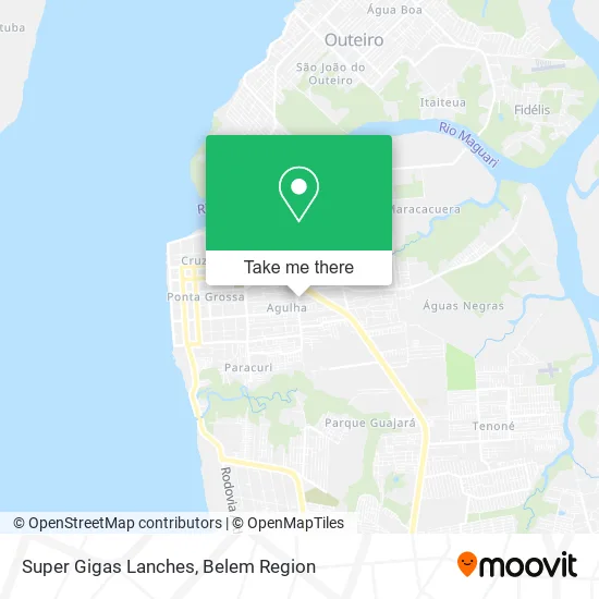 Super Gigas Lanches map