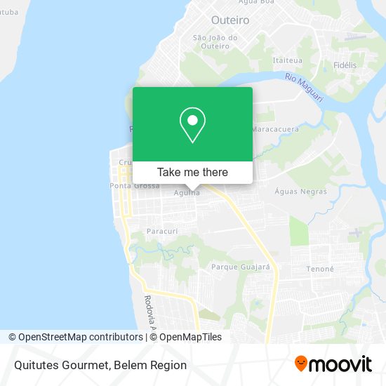 Quitutes Gourmet map