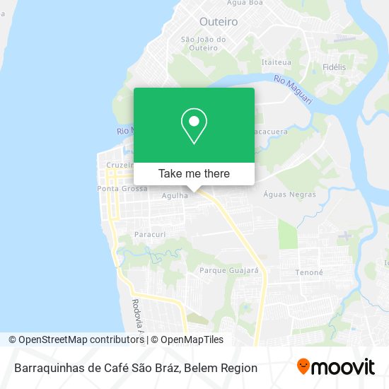 Barraquinhas de Café São Bráz map