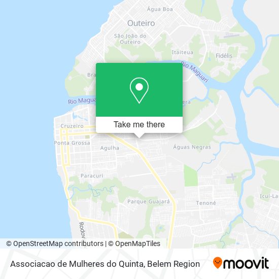 Mapa Associacao de Mulheres do Quinta