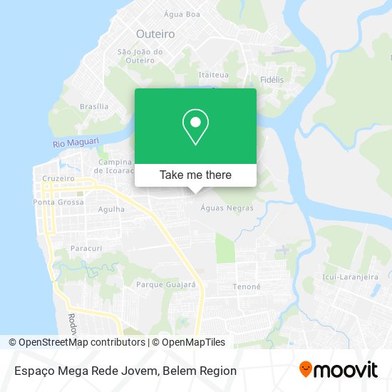 Espaço Mega Rede Jovem map