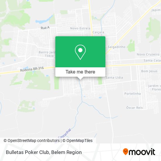 Bulletas Poker Club map