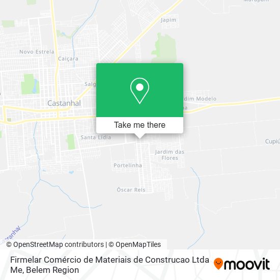 Mapa Firmelar Comércio de Materiais de Construcao Ltda Me