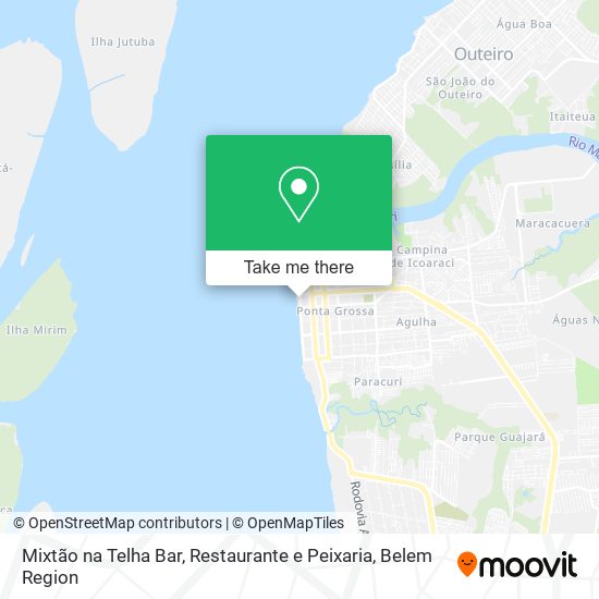 Mixtão na Telha Bar, Restaurante e Peixaria map