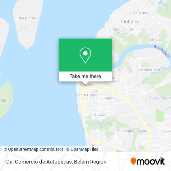 Dal Comercio de Autopecas map