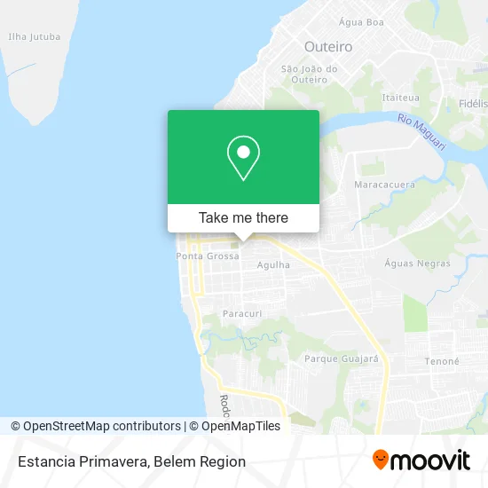 Estancia Primavera map