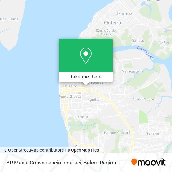 Mapa BR Mania Conveniência Icoaraci