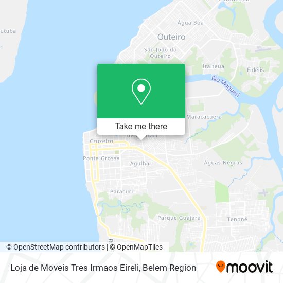 Loja de Moveis Tres Irmaos Eireli map