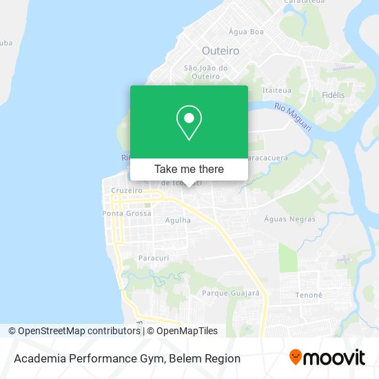 Academia Performance Gym map