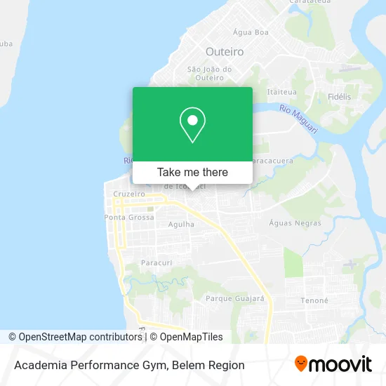 Academia Performance Gym map
