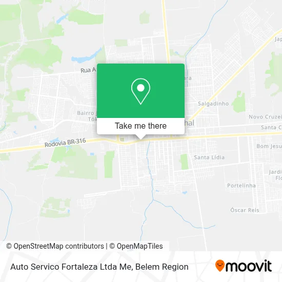 Auto Servico Fortaleza Ltda Me map