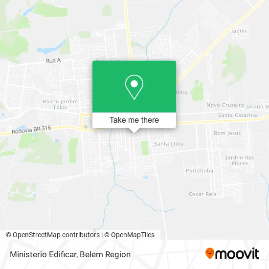 Ministerio Edificar map