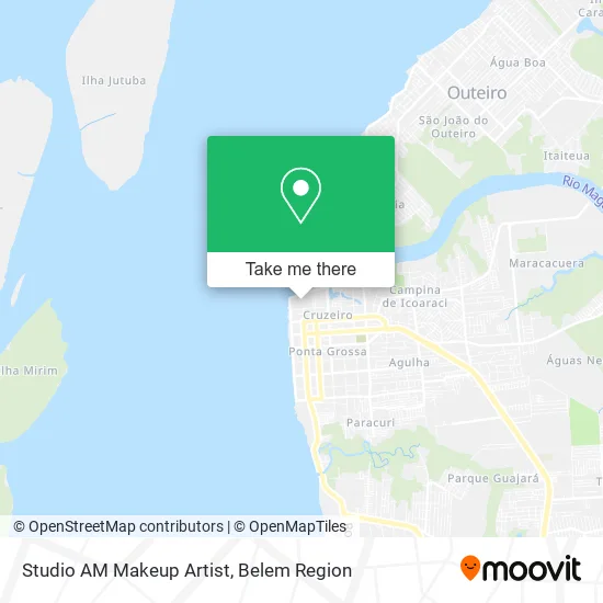 Studio AM Makeup Artist map