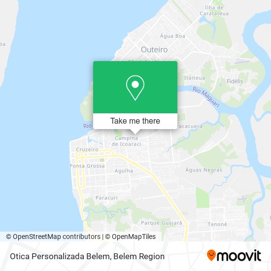 Otica Personalizada Belem map