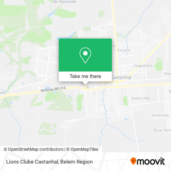 Lions Clube Castanhal map