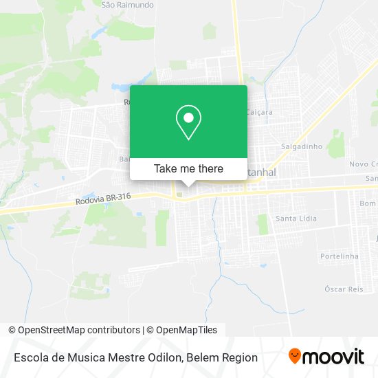 Escola de Musica Mestre Odilon map