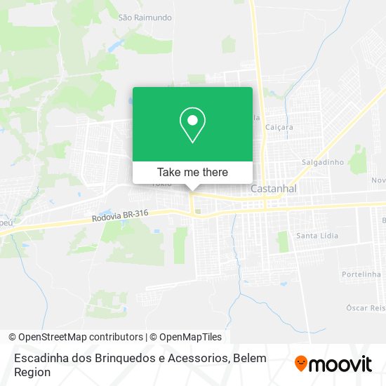 Mapa Escadinha dos Brinquedos e Acessorios