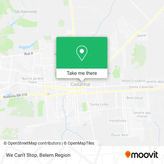We Can't Stop map