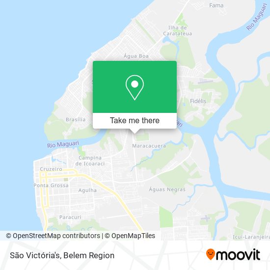 São Victória's map