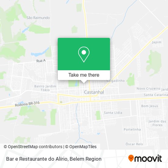 Bar e Restaurante do Alírio map