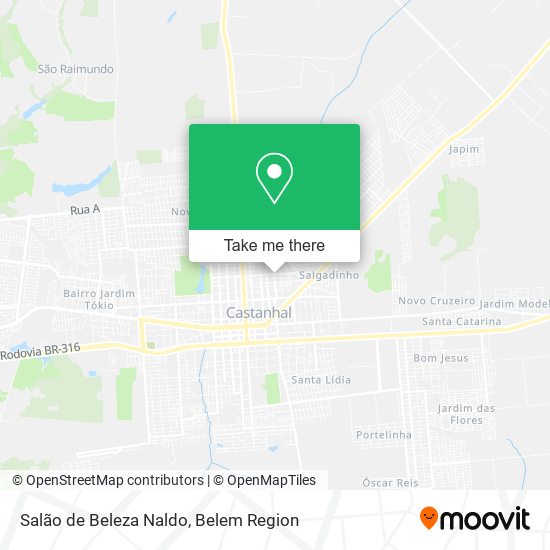Salão de Beleza Naldo map