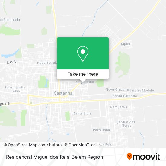 Residencial Miguel dos Reis map