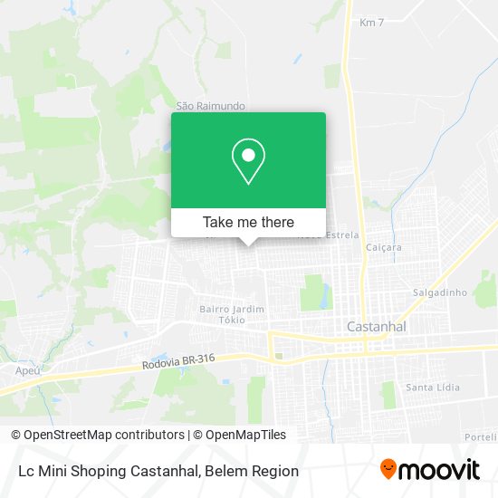 Lc Mini Shoping Castanhal map