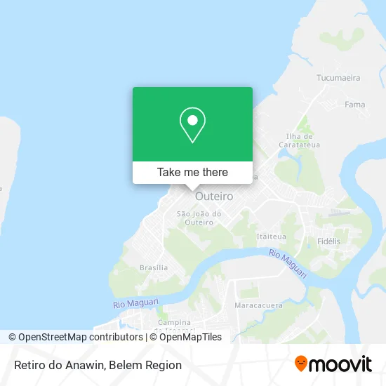 Retiro do Anawin map