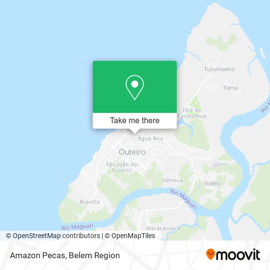 Amazon Pecas map
