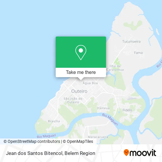 Jean dos Santos Bitencol map