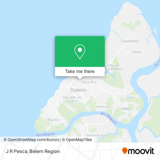 J R Pesca map