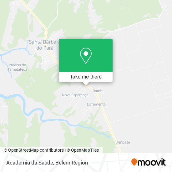 Academia da Saúde map