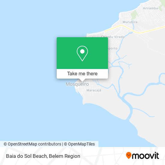 Baia do Sol Beach map