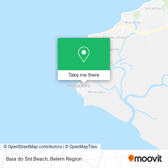 Baia do Sol Beach map