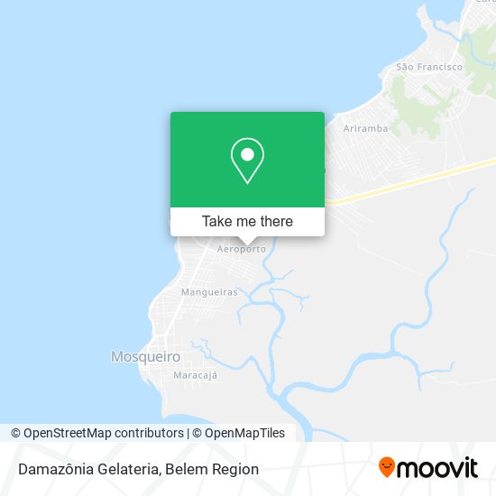 Damazônia Gelateria map