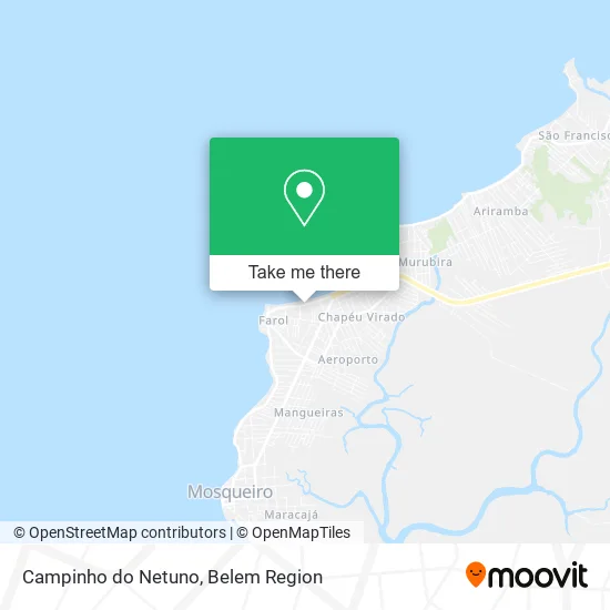 Campinho do Netuno map