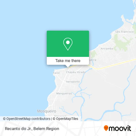 Recanto do Jr. map