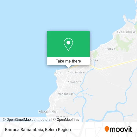 Barraca Samambaia map