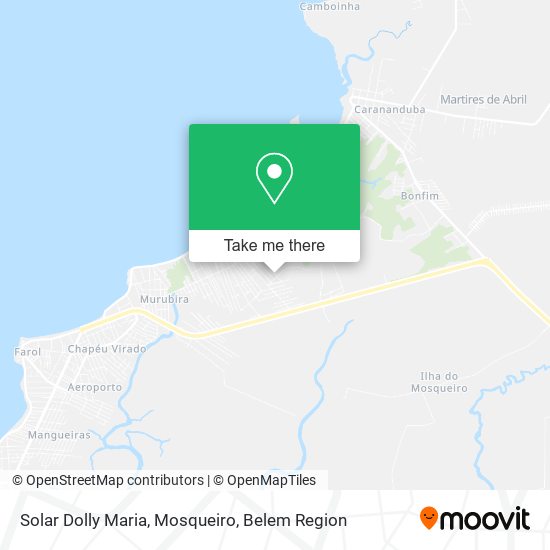 Mapa Solar Dolly Maria, Mosqueiro