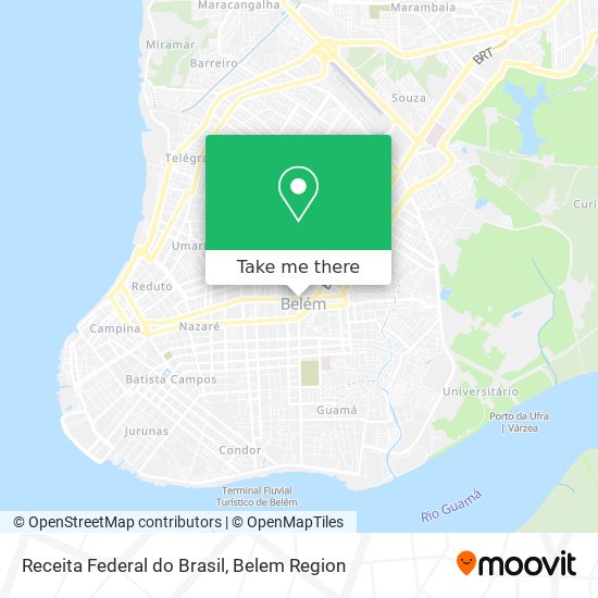 Receita Federal do Brasil map