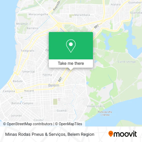 Minas Rodas Pneus & Serviços map