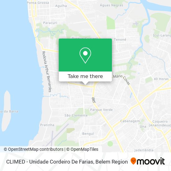 CLIMED - Unidade Cordeiro De Farias map