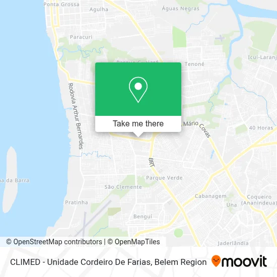 CLIMED - Unidade Cordeiro De Farias map