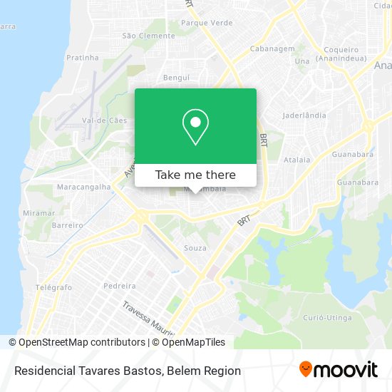 Residencial Tavares Bastos map