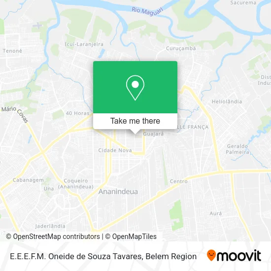 E.E.E.F.M. Oneide de Souza Tavares map